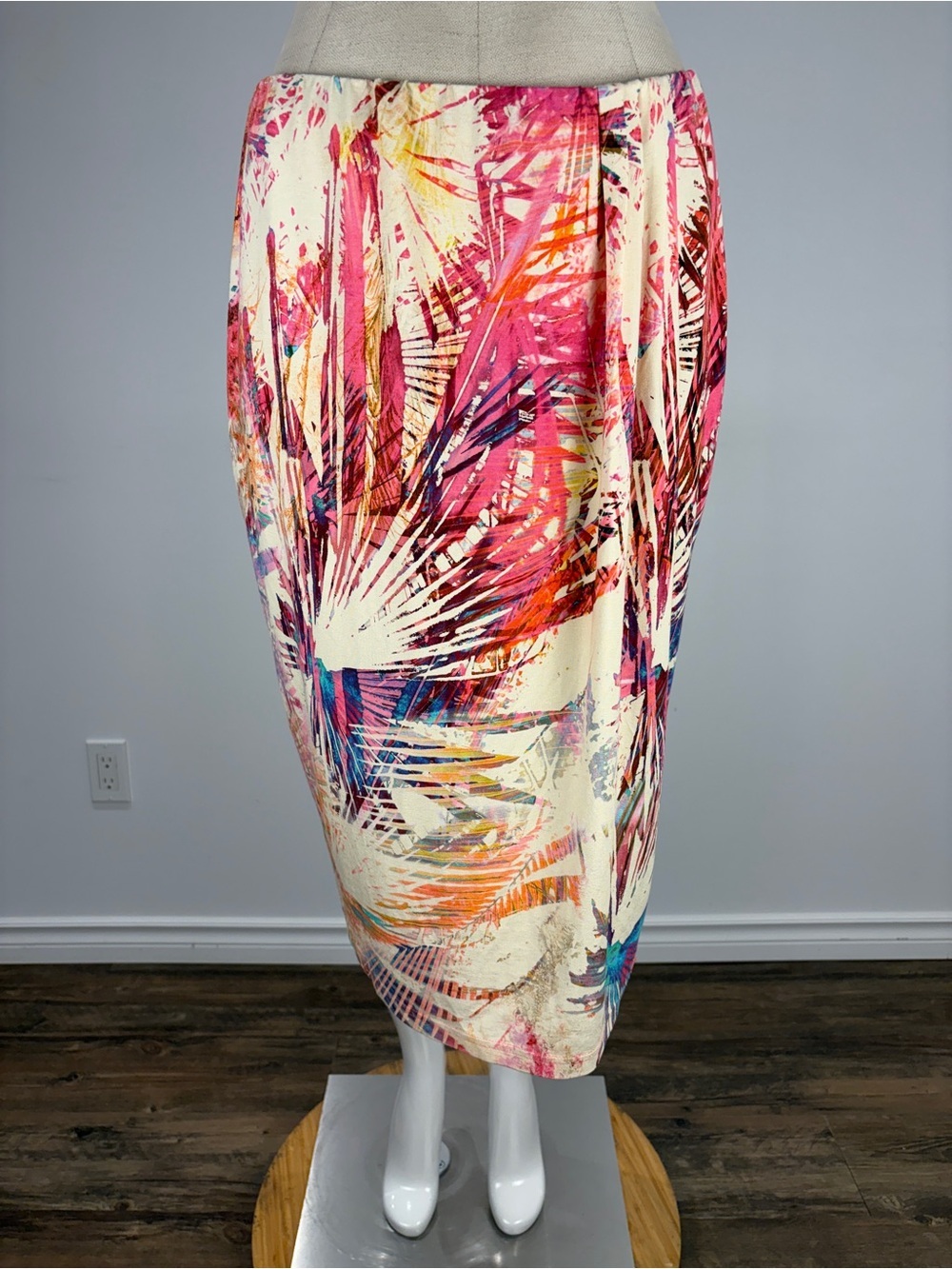 LUCIA Tropical Floral Abstract Mini Dress | Vibrant Pink Summer Sundress 10